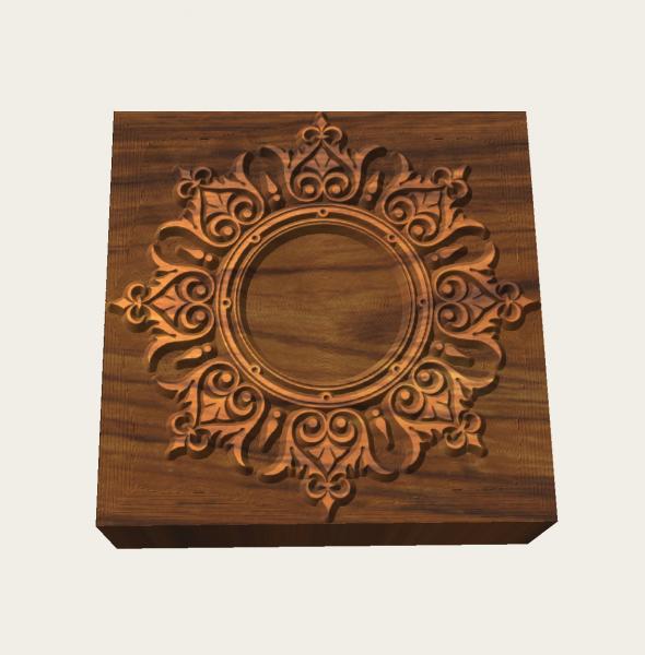 Mandalastempel aus Hartholz Mandalastempel aus Hartholz